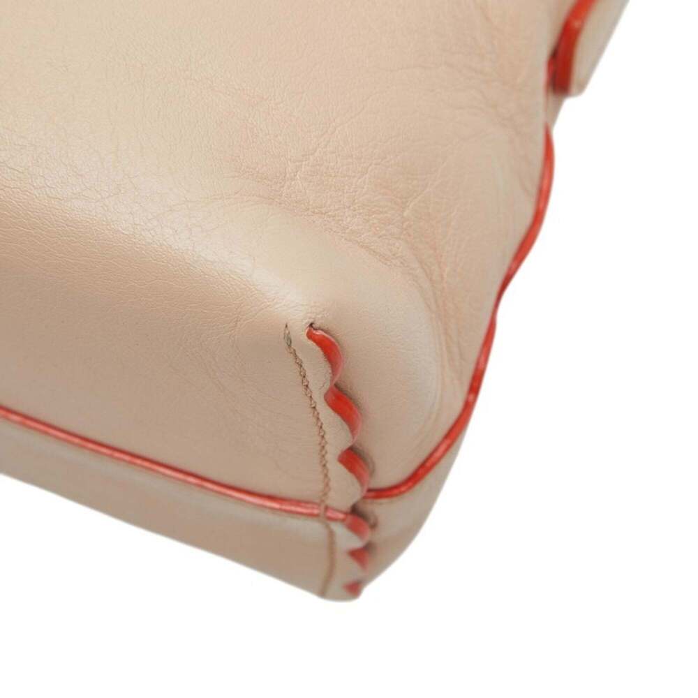 FENDI Cream Leather Shoulder Bag - Picture 6 of 12